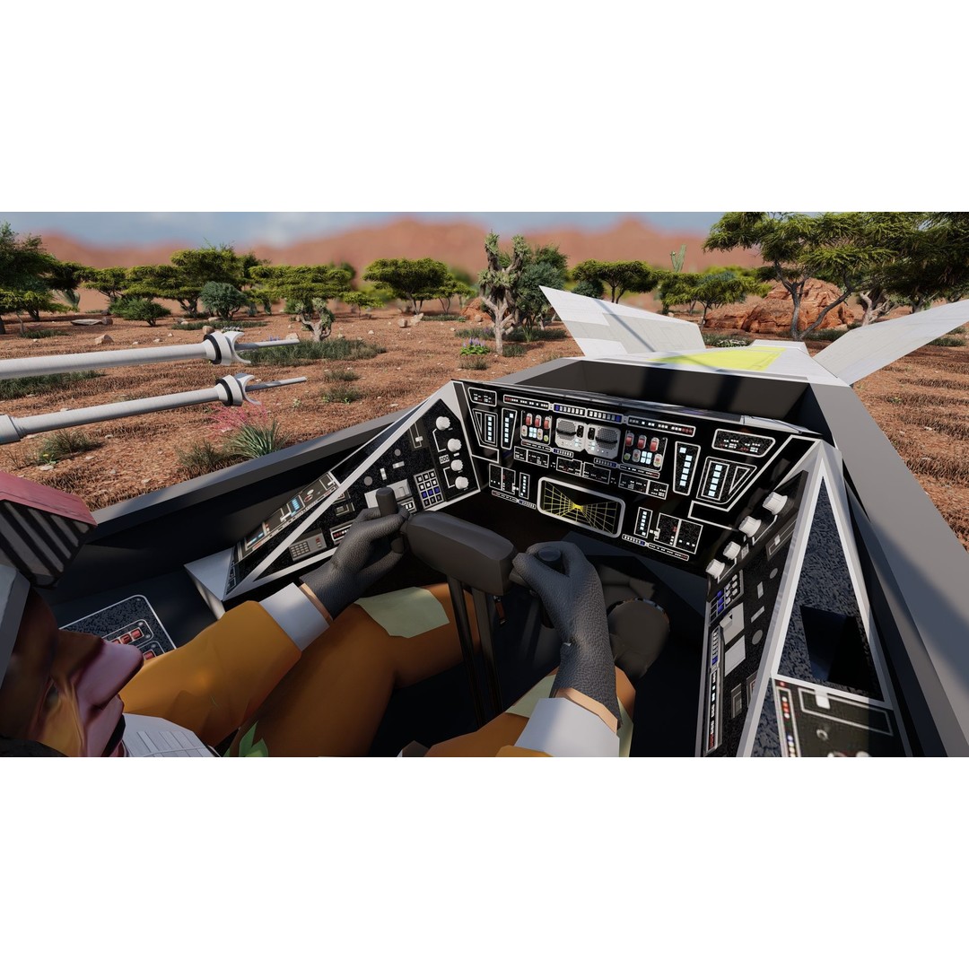 X-Wing 3D Model – Highly Detailed Sci-Fi Starship, FBX & OBJ - View 9