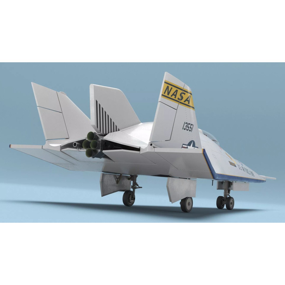 Martin Marietta X-24B 3D Model – Simplified Design, PBR Textures, FBX - View 6