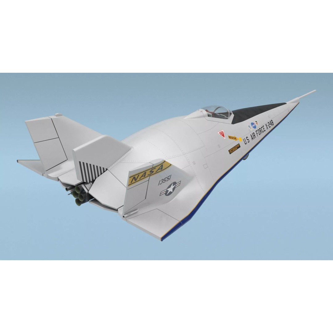 Martin Marietta X-24B 3D Model – Simplified Design, PBR Textures, FBX - View 7