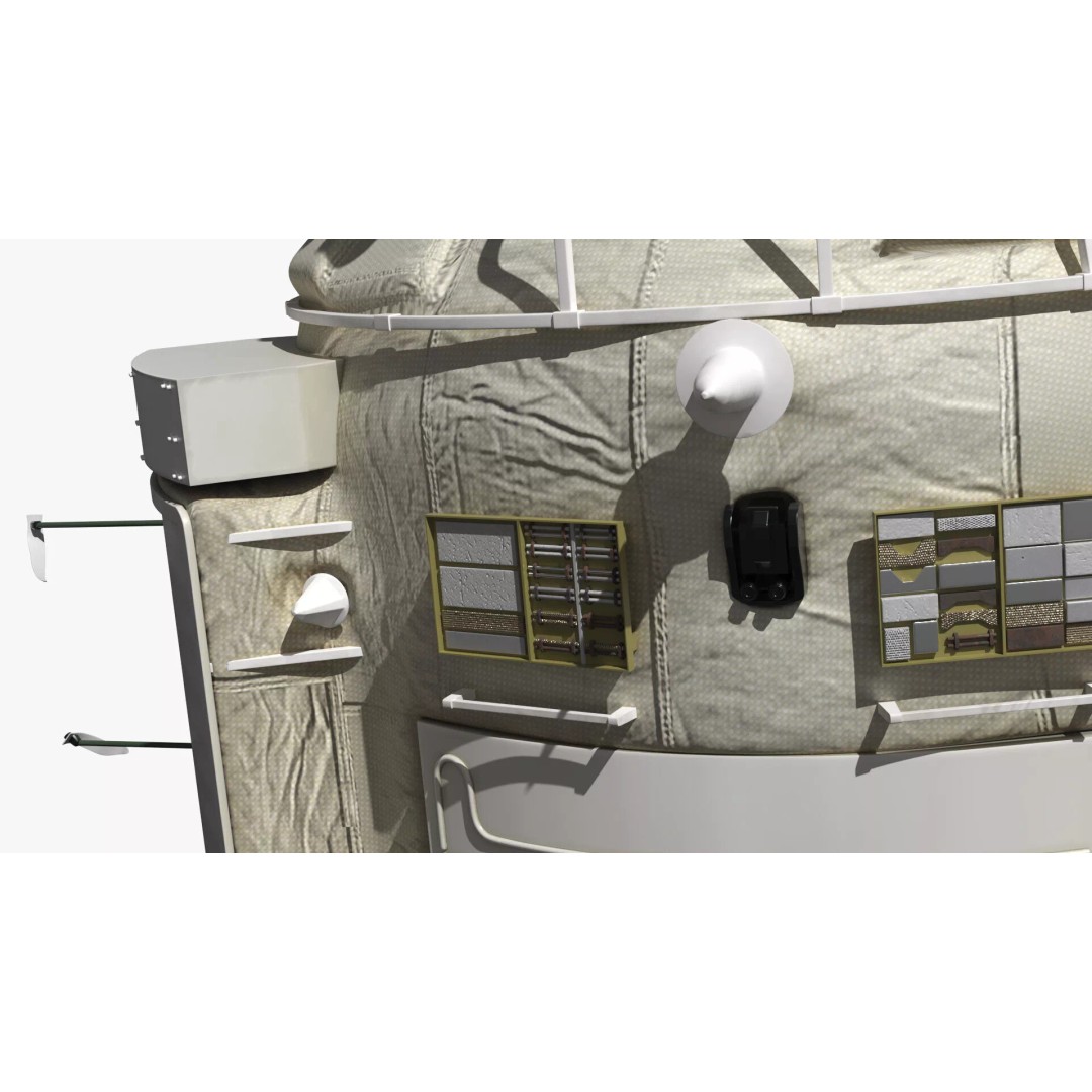 ISS Orbital Cargo Station Module 3D Model – High Quality PBR Asset, FBX - View 12
