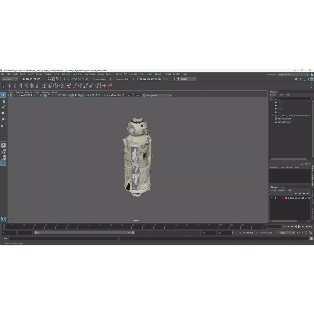 ISS Orbital Cargo Station Module 3D Model – High Quality PBR Asset, FBX - View 26