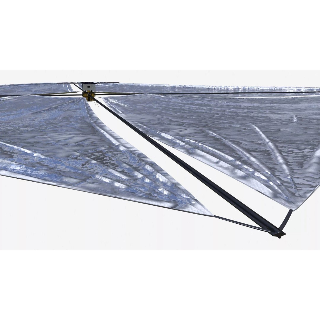 Satellite with Solar Sail 3D Model – High-Quality PBR Asset for Animation - View 12