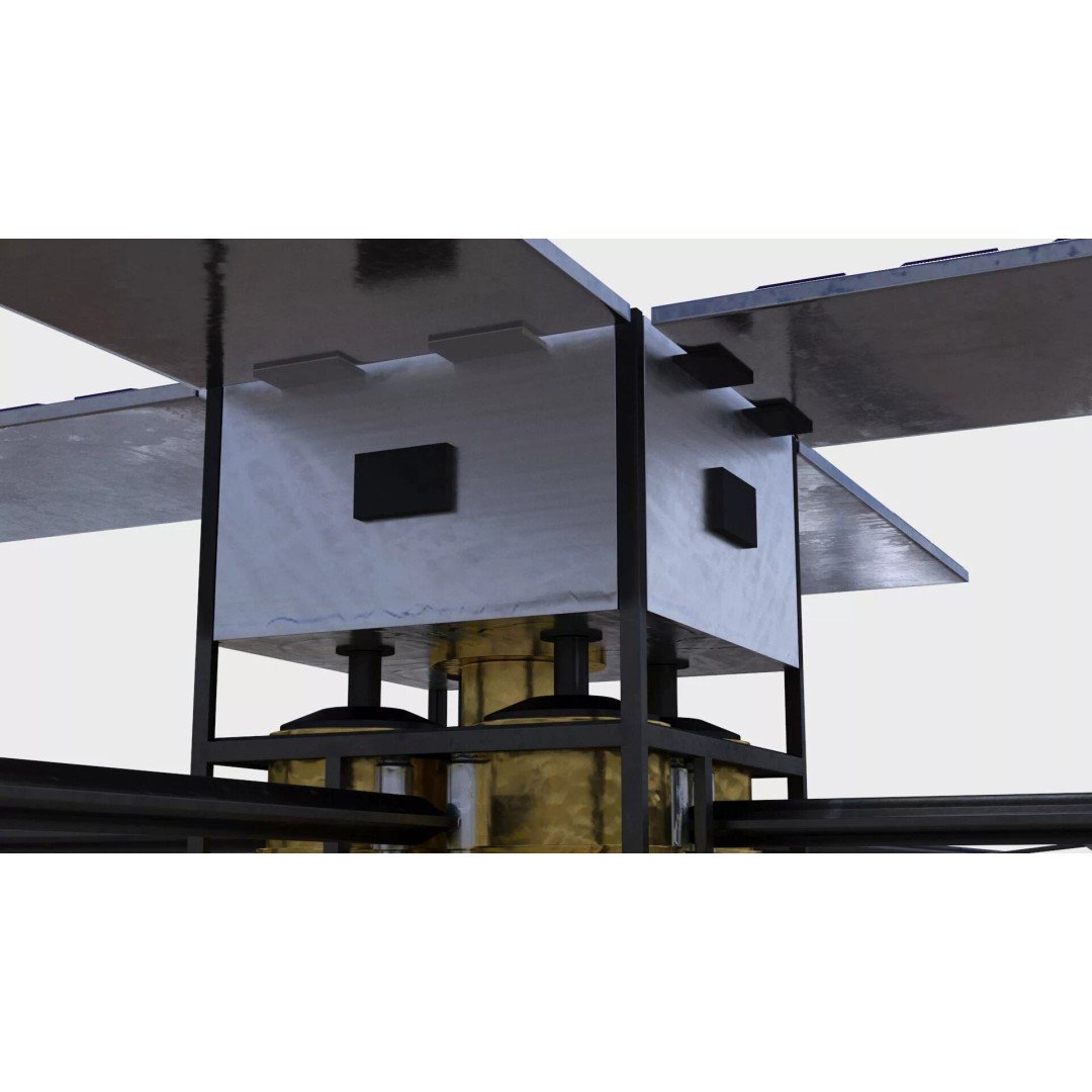 Satellite with Solar Sail 3D Model – High-Quality PBR Asset for Animation - View 15