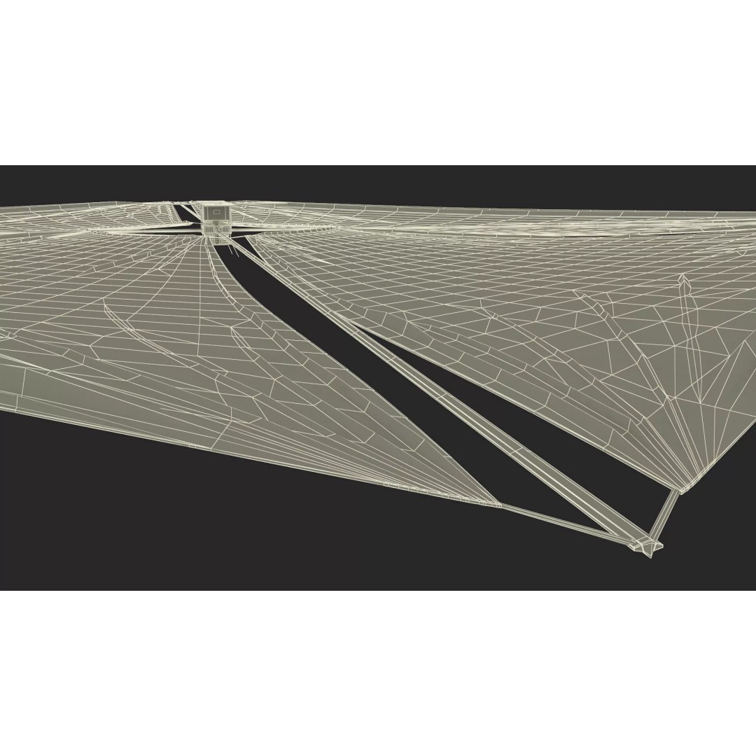 Satellite with Solar Sail 3D Model – High-Quality PBR Asset for Animation - View 26