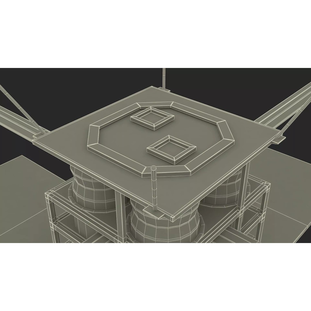 Satellite with Solar Sail 3D Model – High-Quality PBR Asset for Animation - View 28