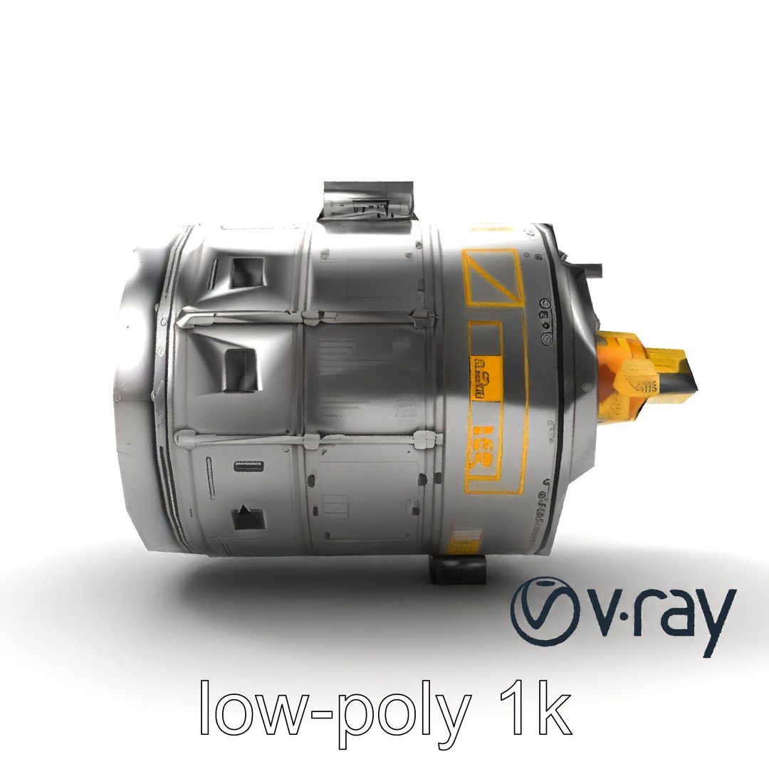 Galileo NASA Probe 3D Model – Low Poly Spacecraft, FBX, PBR Textures - View 23