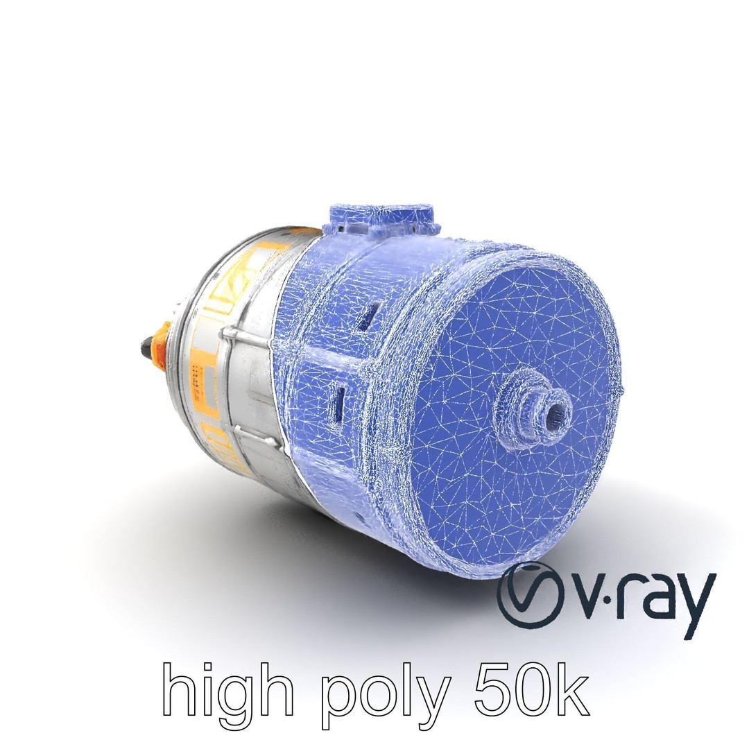 Galileo NASA Probe 3D Model – Low Poly Spacecraft, FBX, PBR Textures - View 32