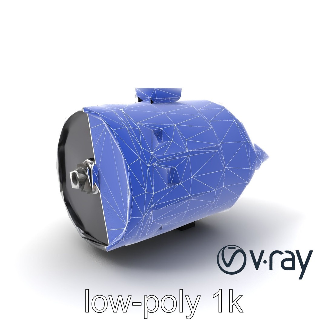 Galileo NASA Probe 3D Model – Low Poly Spacecraft, FBX, PBR Textures - View 7