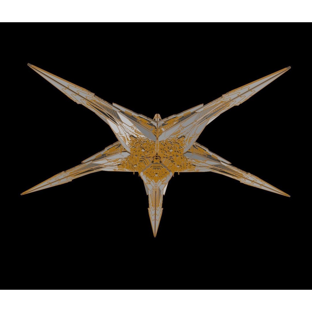Starbase 3D Model – Futuristic Spaceship Design, FBX, Blender - View 19