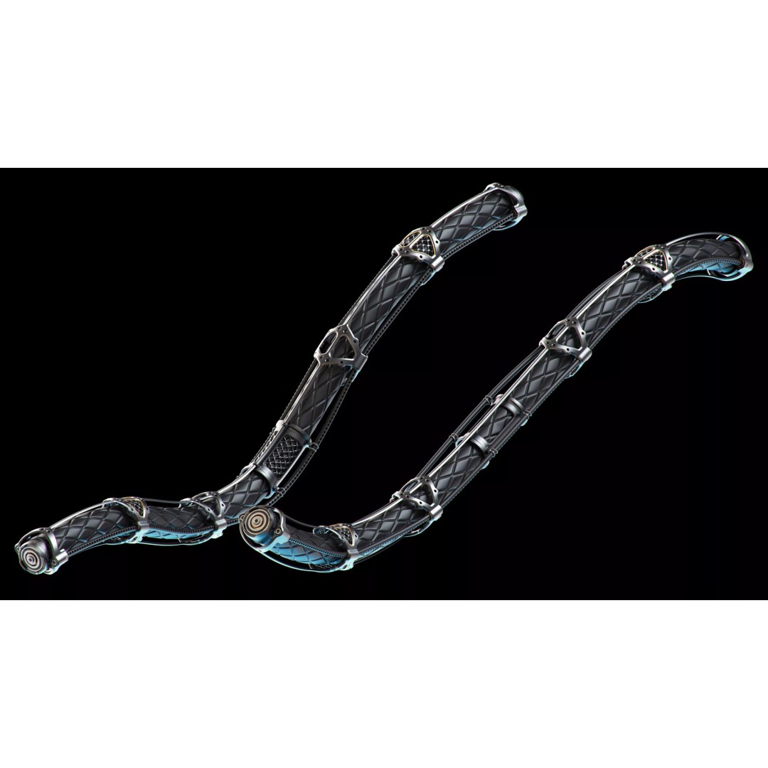 Wires and Cables 3D Model – Sci-Fi Vehicle Asset, OBJ Format