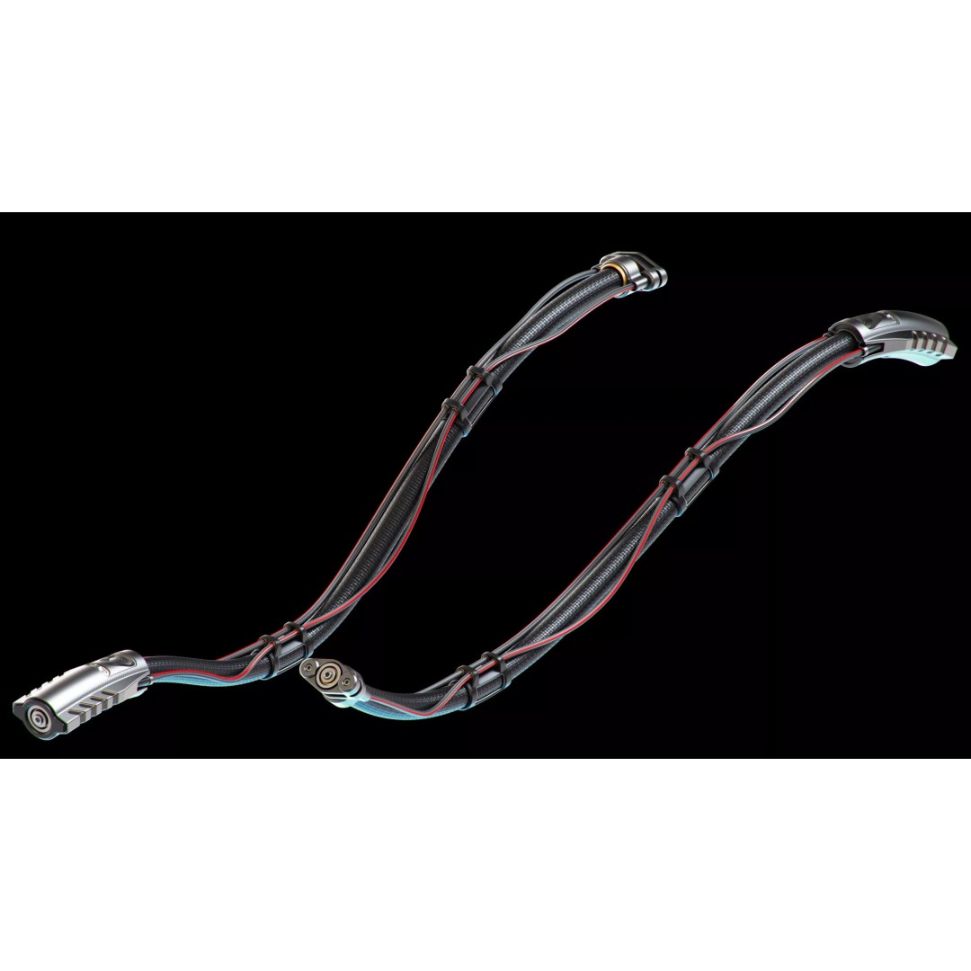 Wires and Cables 3D Model – Sci-Fi Vehicle Asset, OBJ Format - View 19
