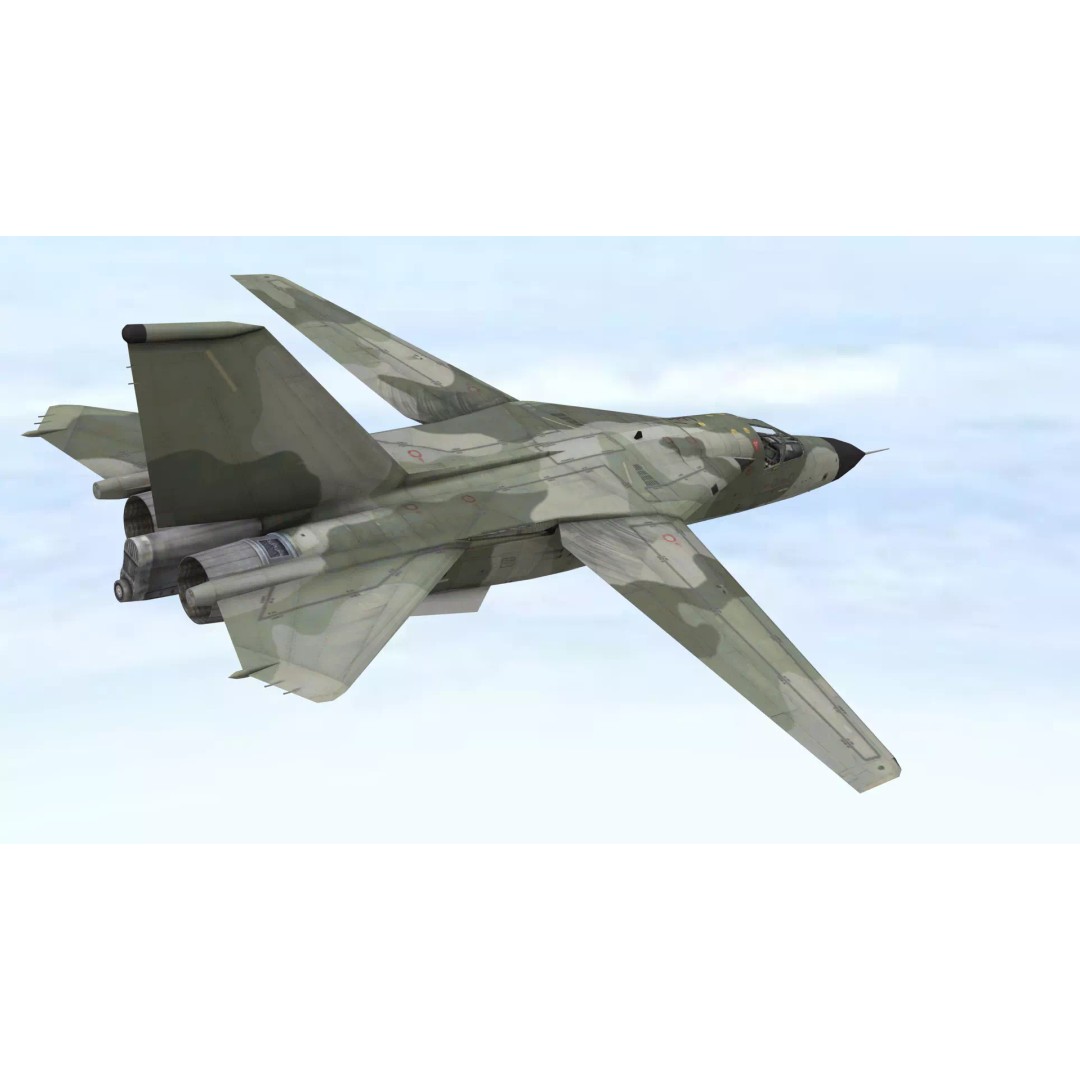 Fighter Jet 3D Model – Low Poly Game Asset, FBX, PBR Textures - View 12