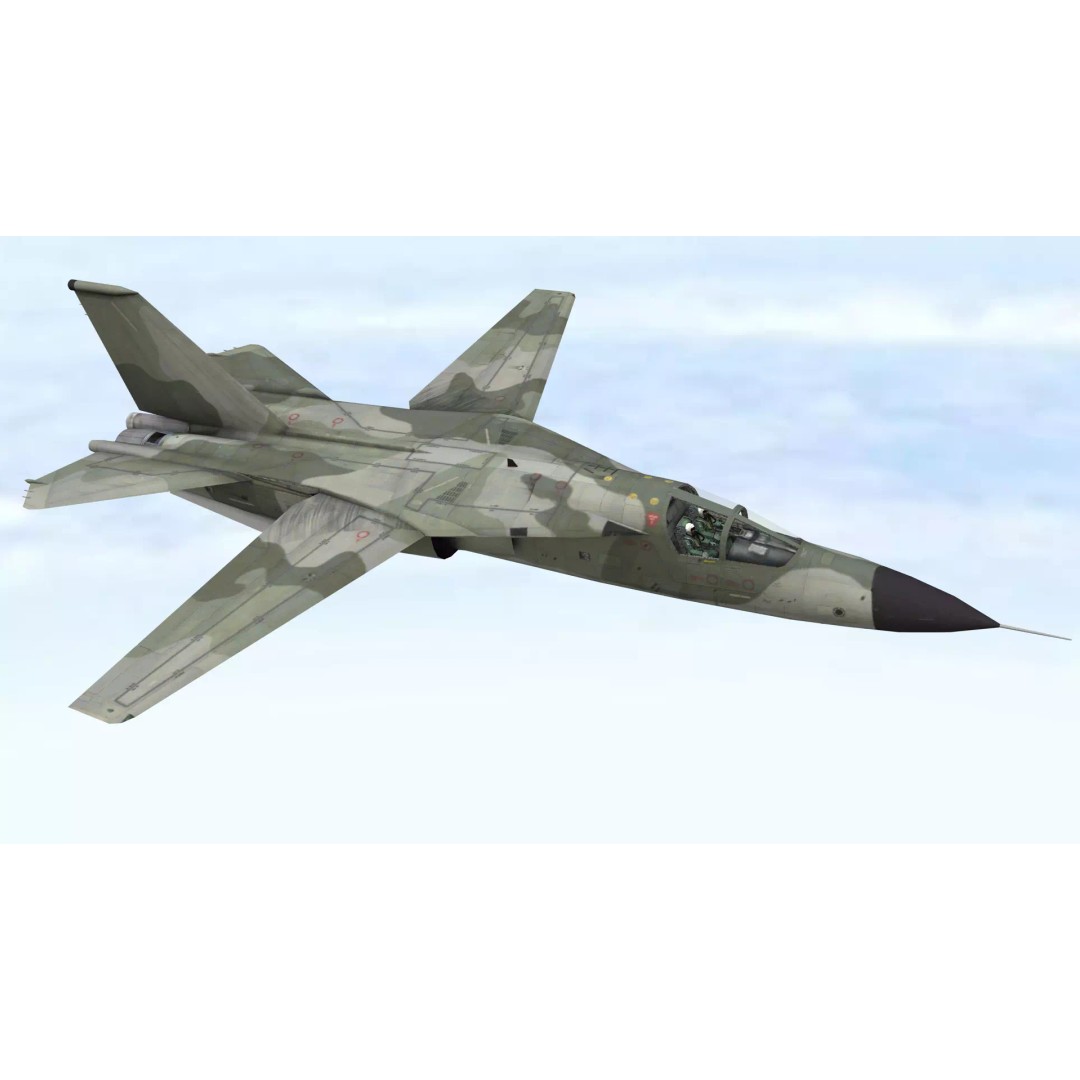 Fighter Jet 3D Model – Low Poly Game Asset, FBX, PBR Textures - View 3