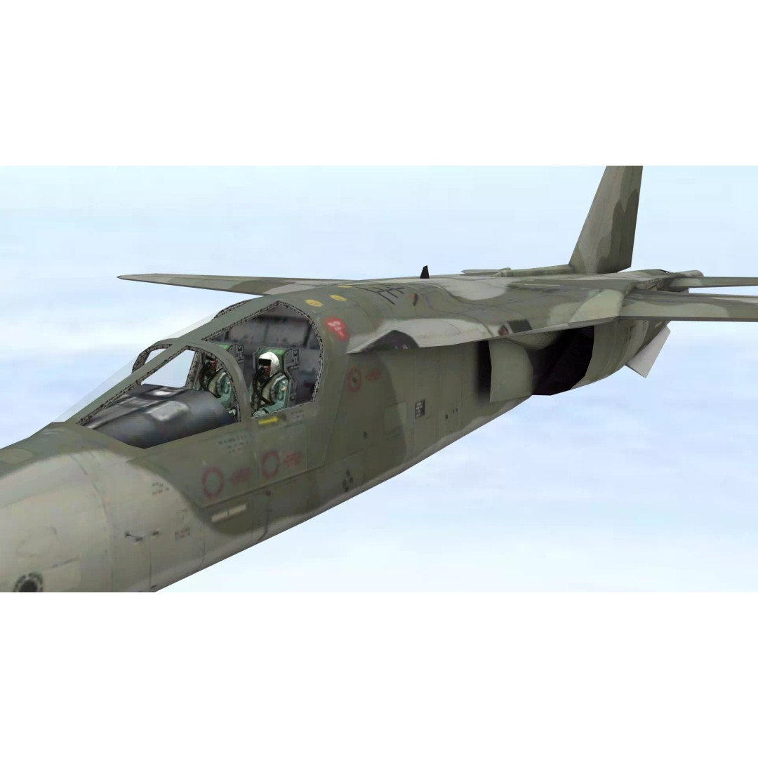 Fighter Jet 3D Model – Low Poly Game Asset, FBX, PBR Textures - View 5