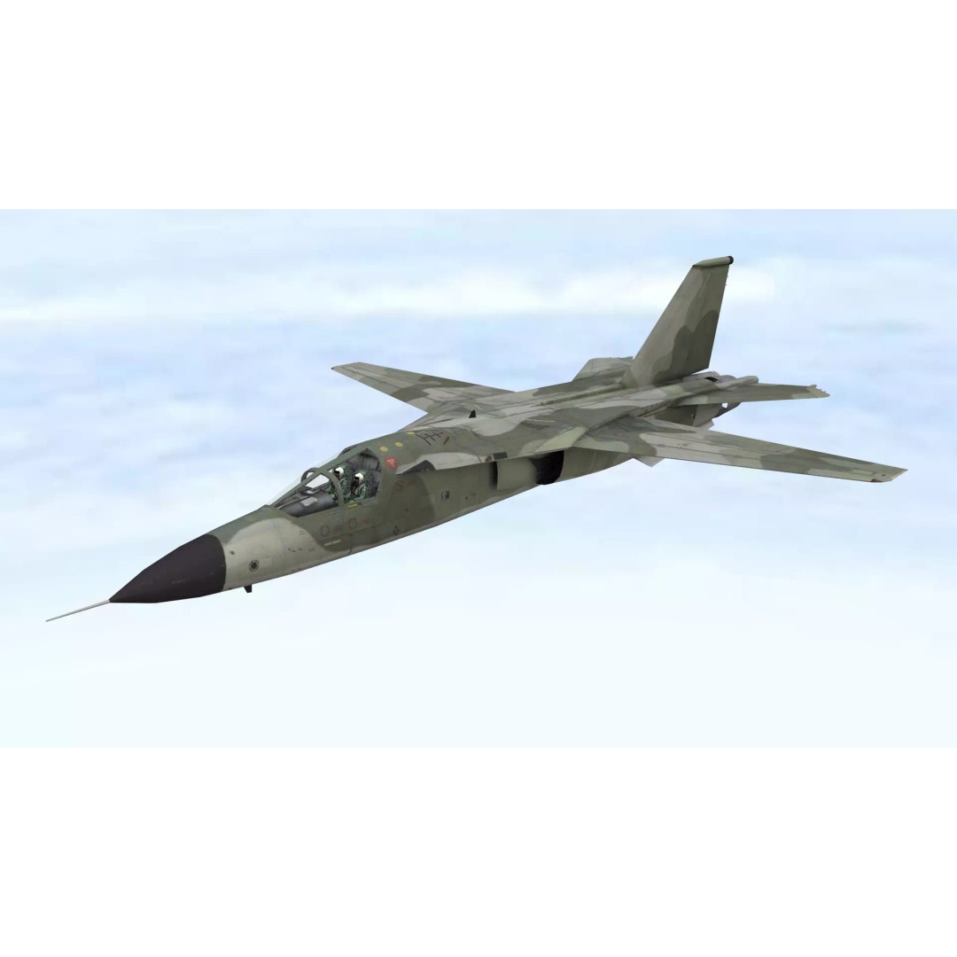 Fighter Jet 3D Model – Low Poly Game Asset, FBX, PBR Textures - View 9