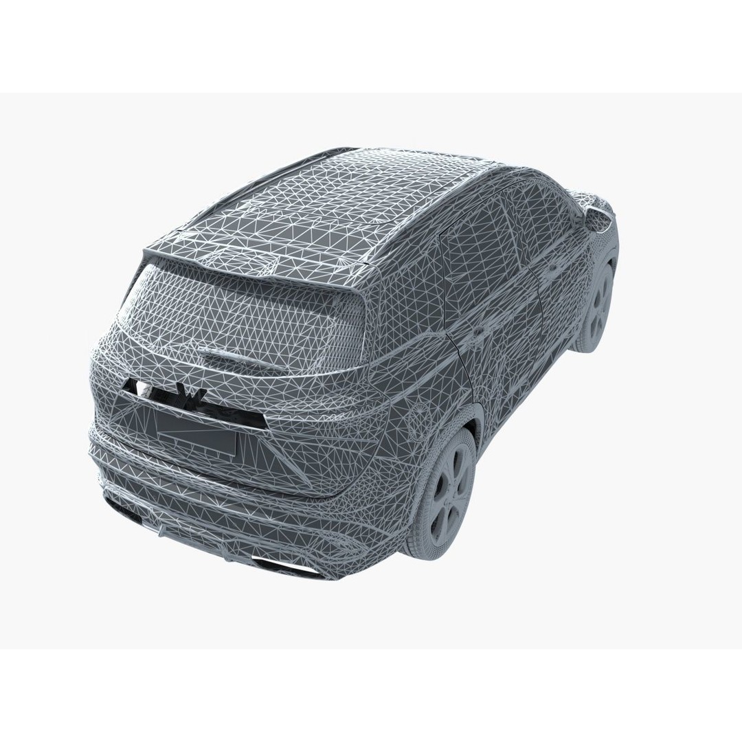 Electric SUV Chassis 3D Model – Realistic Industrial Part, FBX - View 9