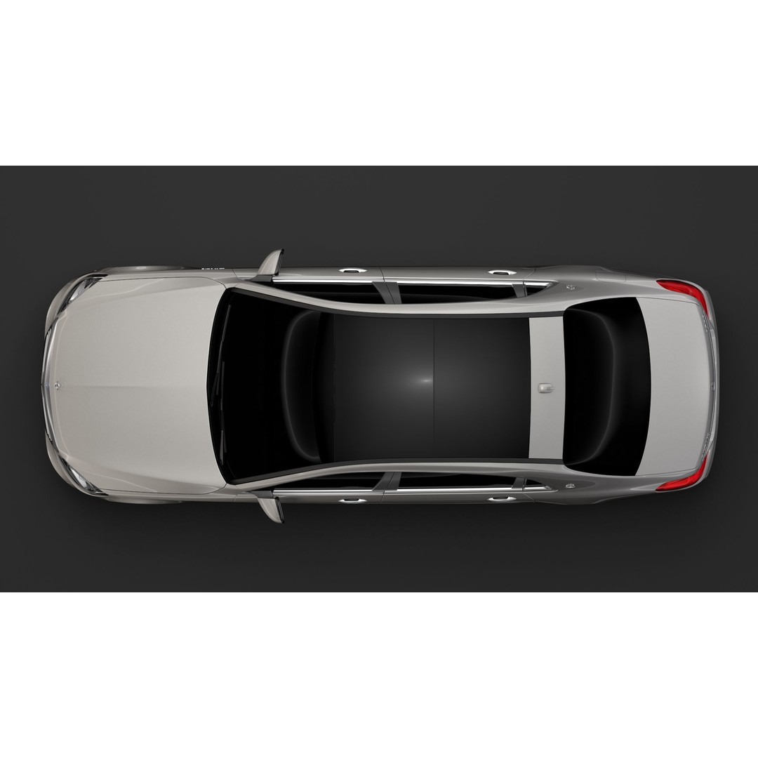 Mercedes Maybach S 560 4Matic 3D Model – High Poly Luxury Vehicle, FBX - View 12
