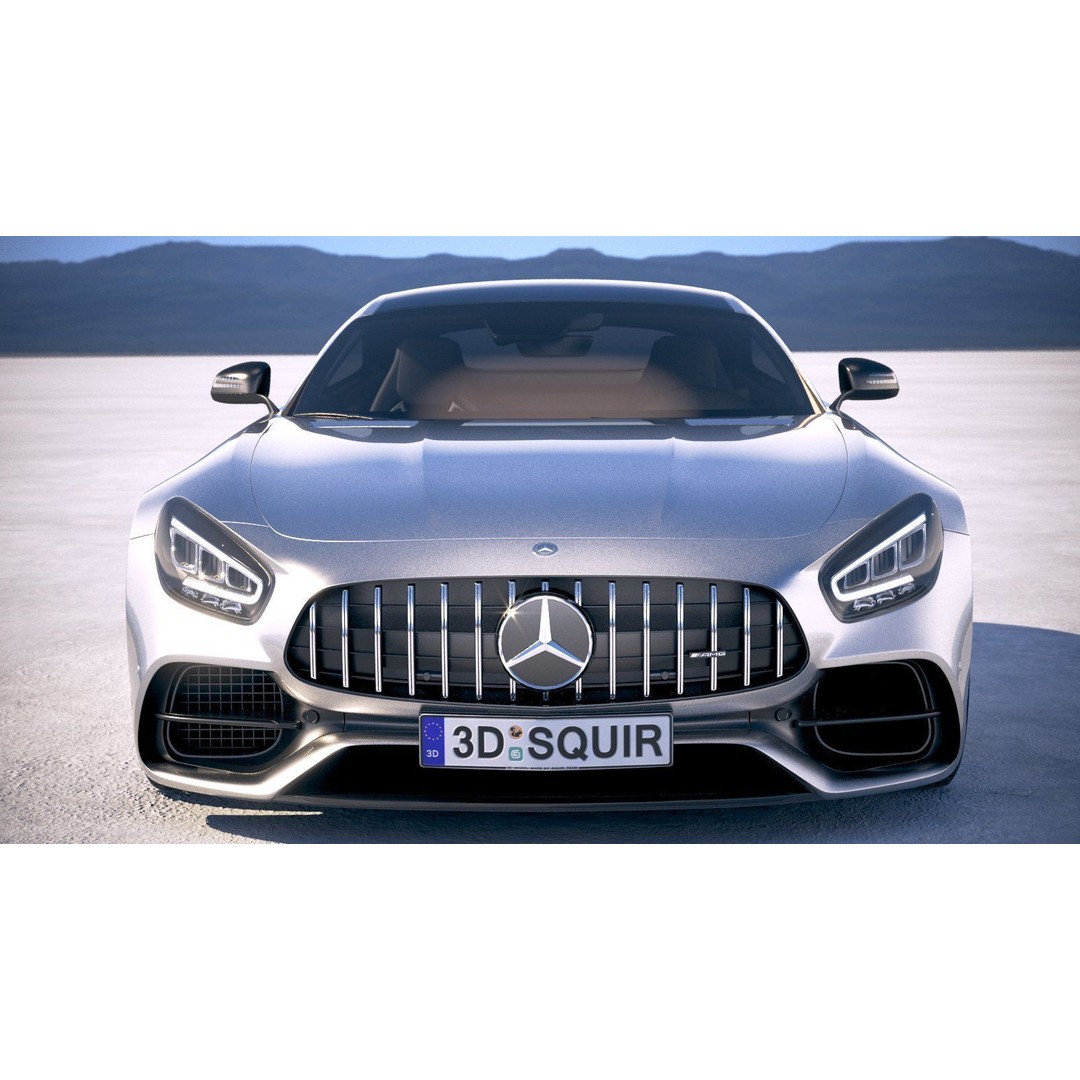Mercedes AMG GT 2020 3D Model – High Poly Sport Car, FBX, OBJ - View 14