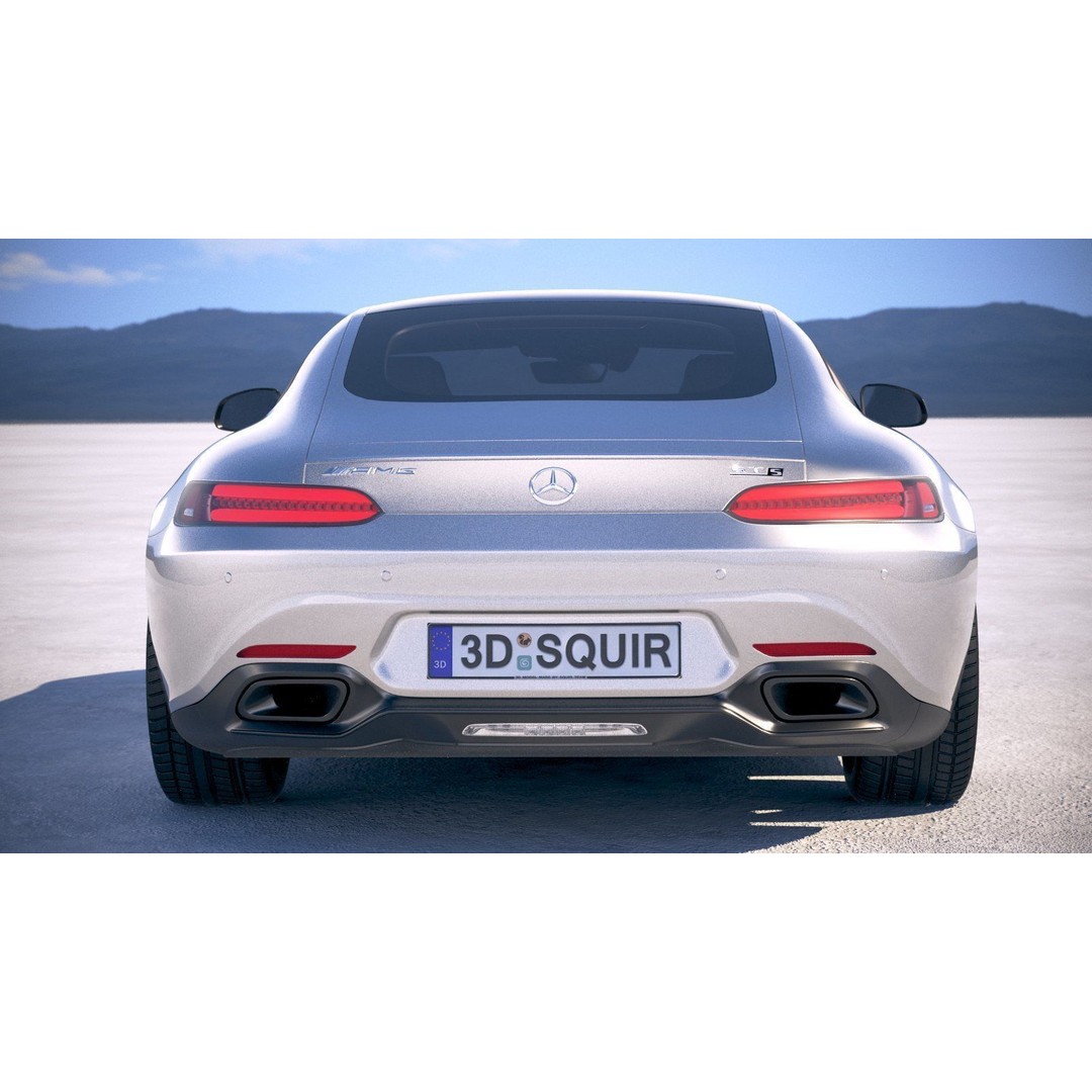 Mercedes AMG GT 2020 3D Model – High Poly Sport Car, FBX, OBJ - View 15