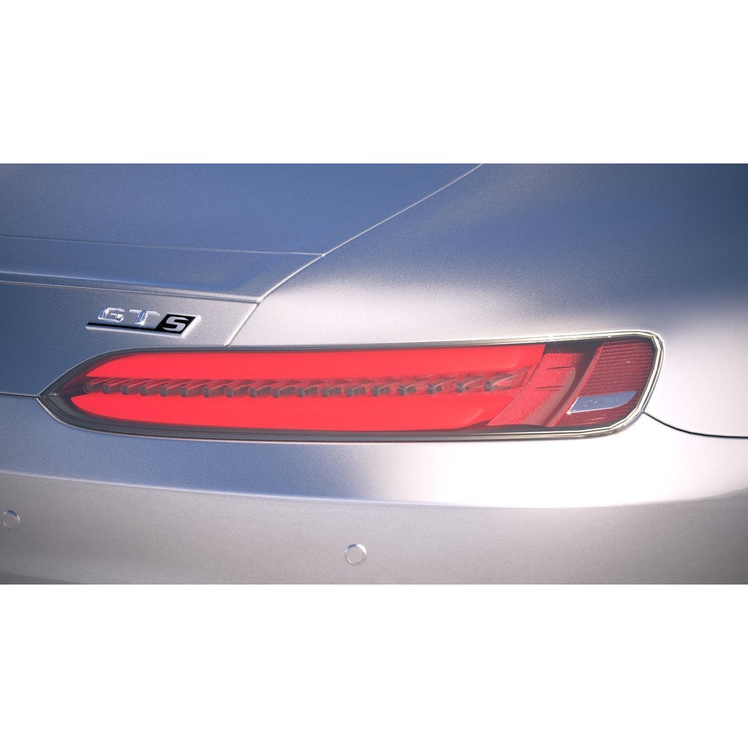 Mercedes AMG GT 2020 3D Model – High Poly Sport Car, FBX, OBJ - View 21