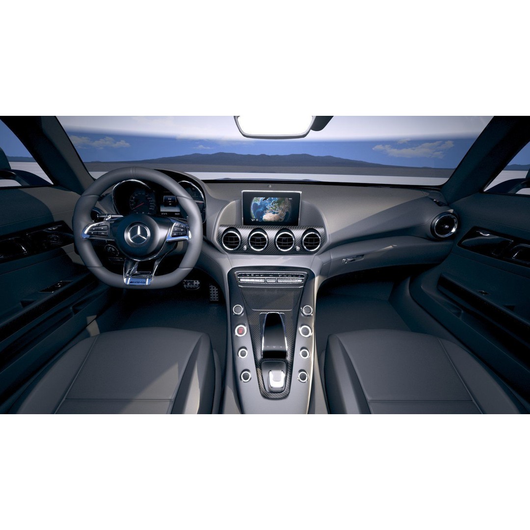 Mercedes AMG GT 2020 3D Model – High Poly Sport Car, FBX, OBJ - View 5