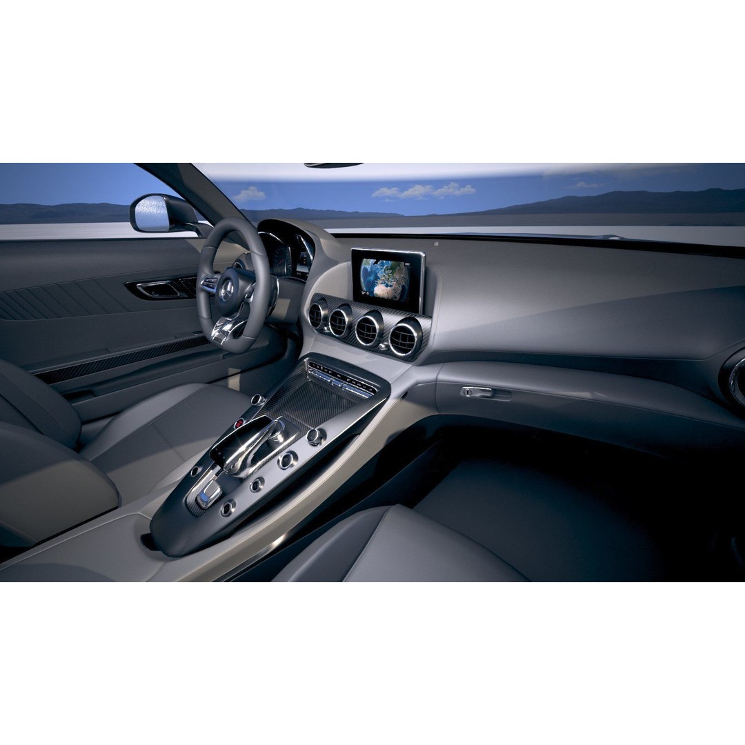 Mercedes AMG GT 2020 3D Model – High Poly Sport Car, FBX, OBJ - View 7