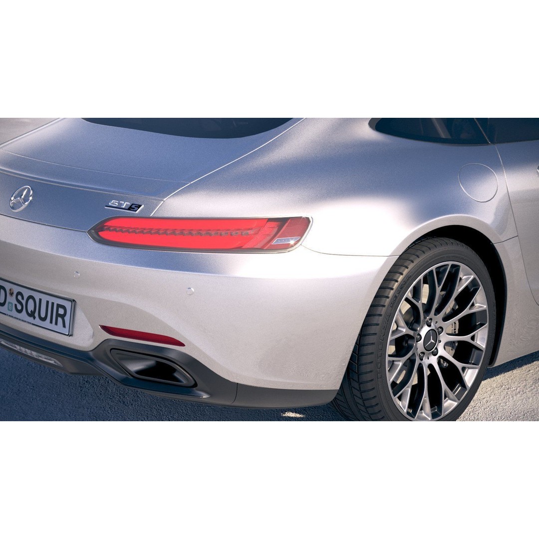 Mercedes AMG GT 2020 3D Model – High Poly Sport Car, FBX, OBJ - View 9
