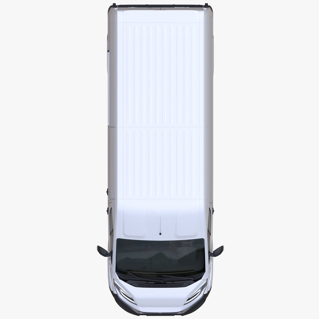 FIAT Ducato LWB 3D Model – Medium Roof Commercial Van, FBX, OBJ - View 14