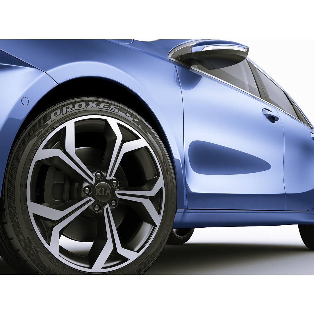 Kia Ceed 3D Model – Detailed Exterior, Game-Ready Formats - View 11