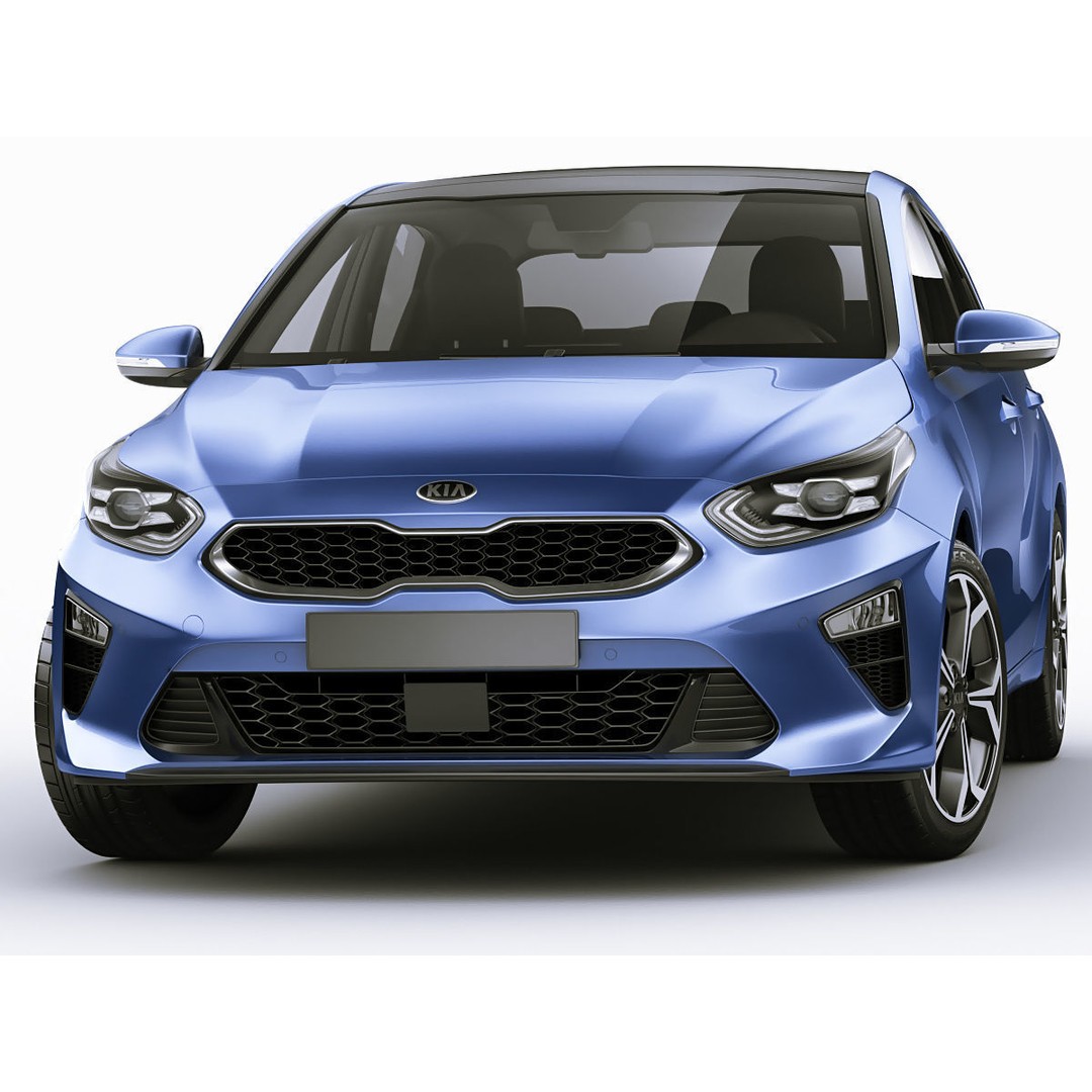 Kia Ceed 3D Model – Detailed Exterior, Game-Ready Formats - View 12