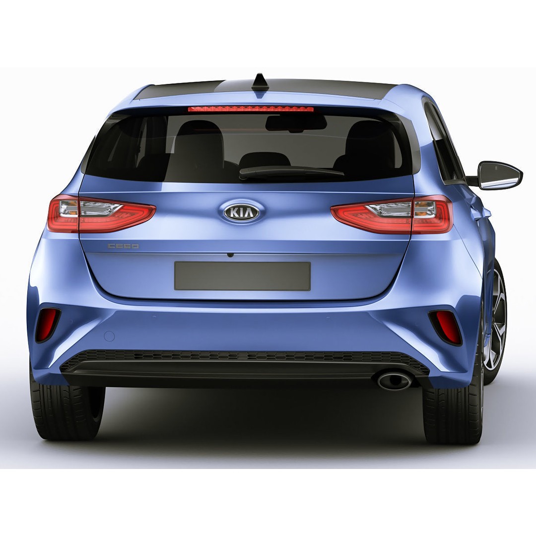 Kia Ceed 3D Model – Detailed Exterior, Game-Ready Formats - View 13