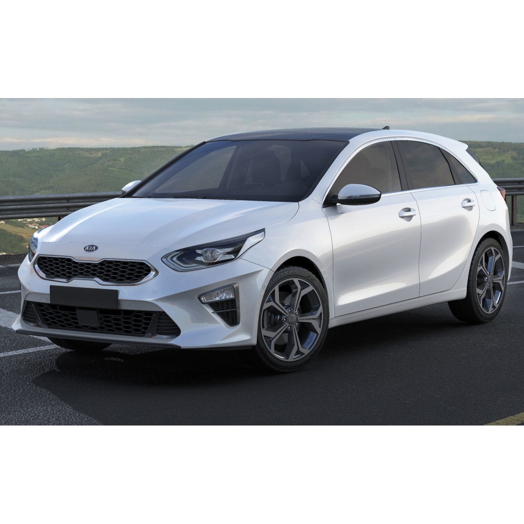 Kia Ceed 3D Model – Detailed Exterior, Game-Ready Formats - View 15