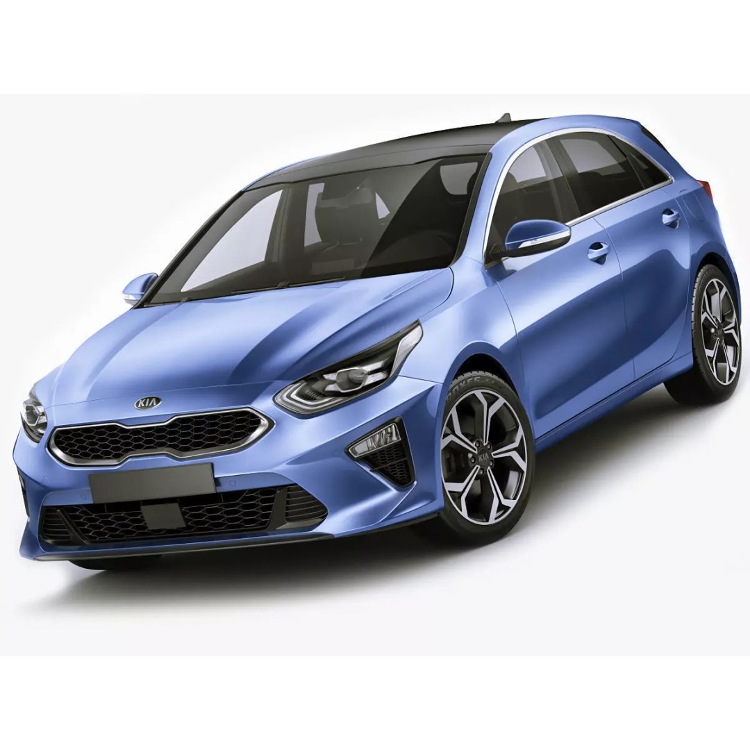 Kia Ceed 3D Model – Detailed Exterior, Game-Ready Formats - View 2