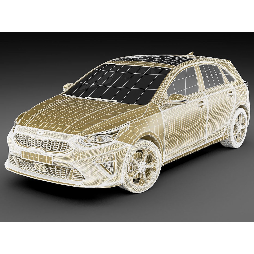 Kia Ceed 3D Model – Detailed Exterior, Game-Ready Formats - View 21