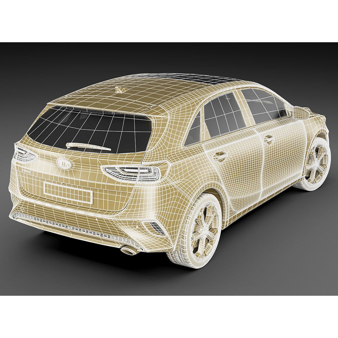 Kia Ceed 3D Model – Detailed Exterior, Game-Ready Formats - View 22