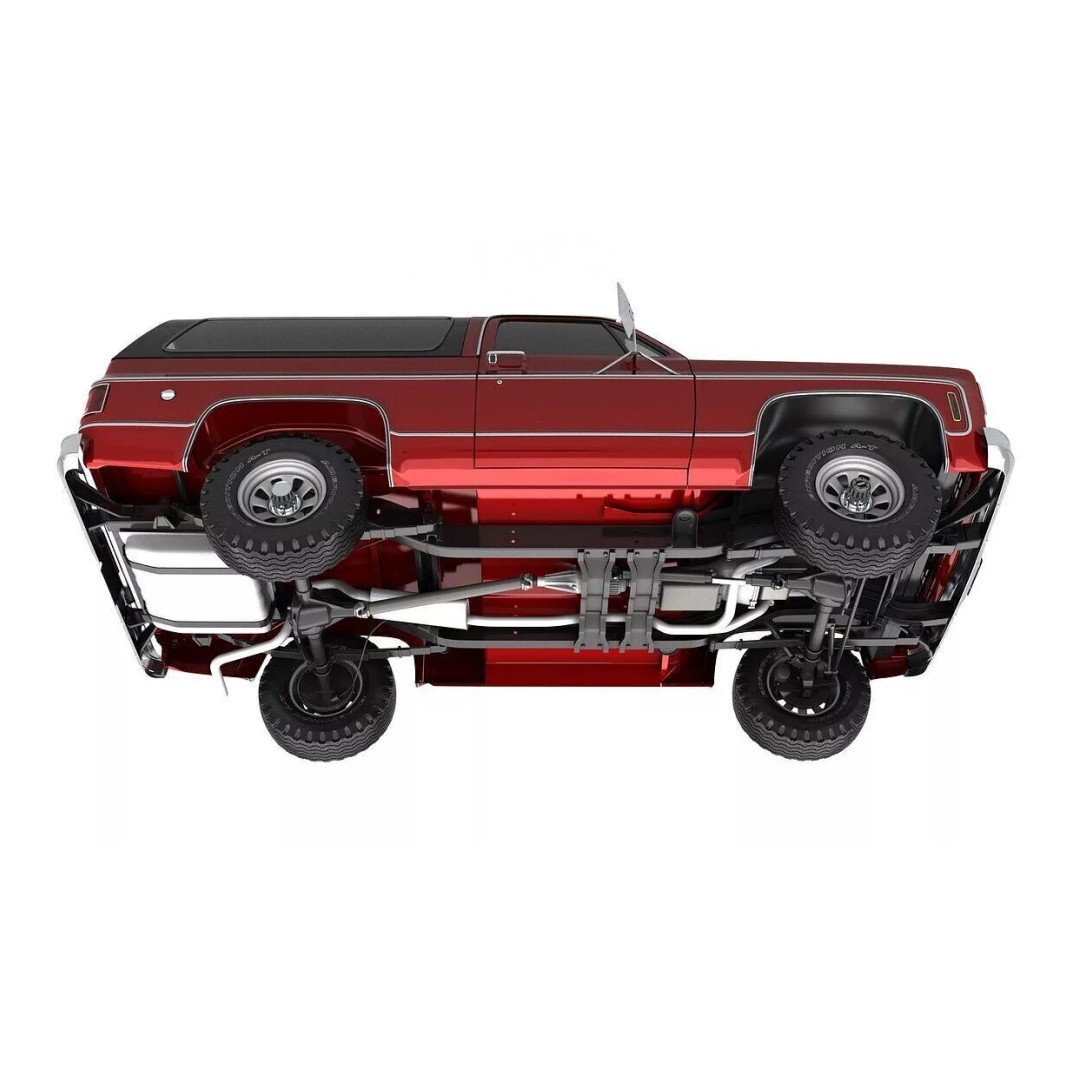 Vintage SUV 3D Model – High Detail 4WD Vehicle, FBX & Blender - View 13