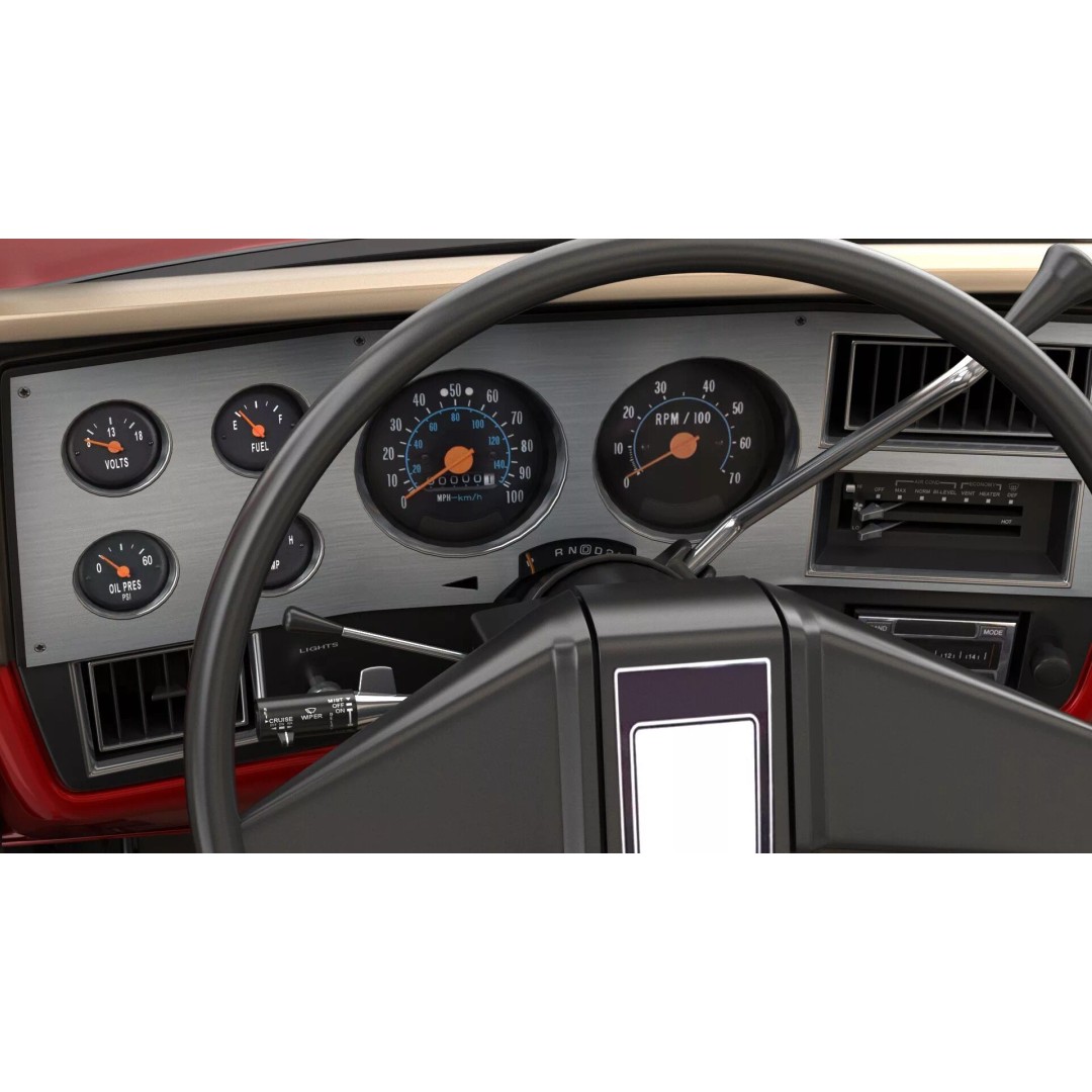 Vintage SUV 3D Model – High Detail 4WD Vehicle, FBX & Blender - View 20