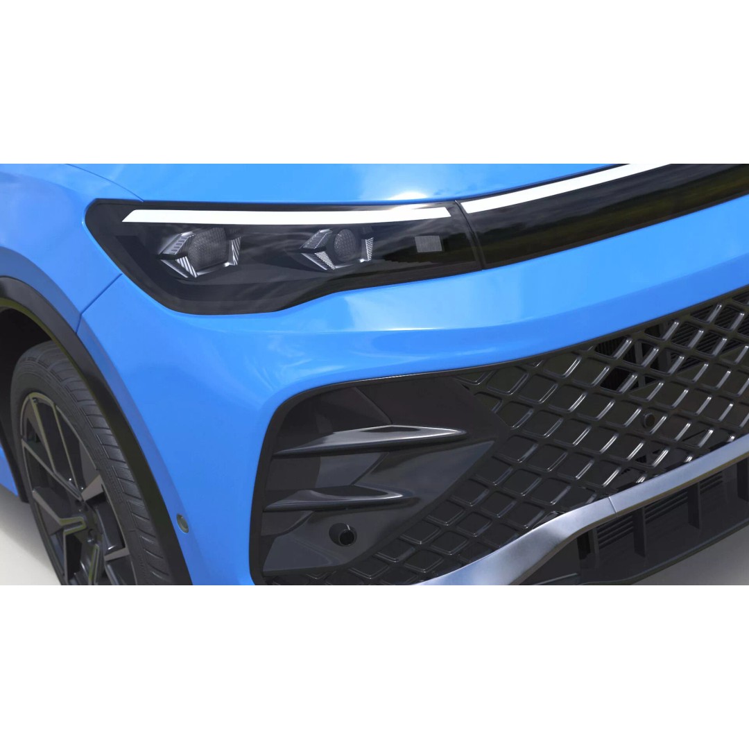 Modern Blue Crossover SUV 3D Model – High Poly PBR Asset, FBX - View 20