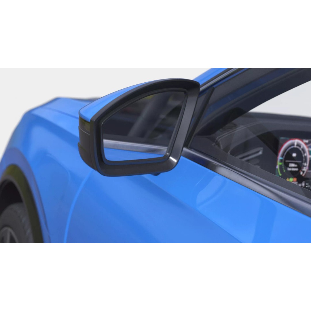 Modern Blue Crossover SUV 3D Model – High Poly PBR Asset, FBX - View 23