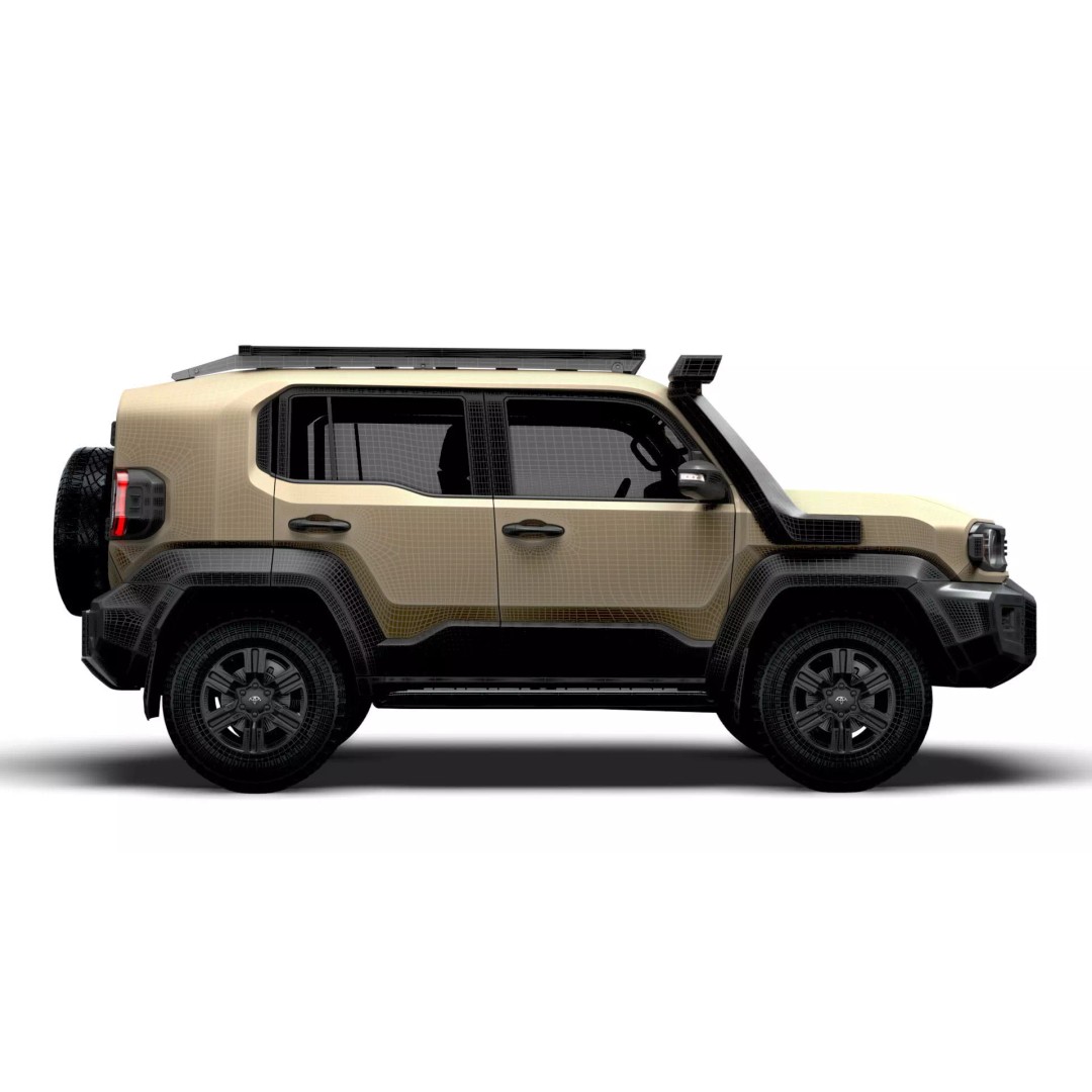 Toyota Land Cruiser FJ 2026 3D Model – High Poly Game-Ready Asset, FBX - View 17