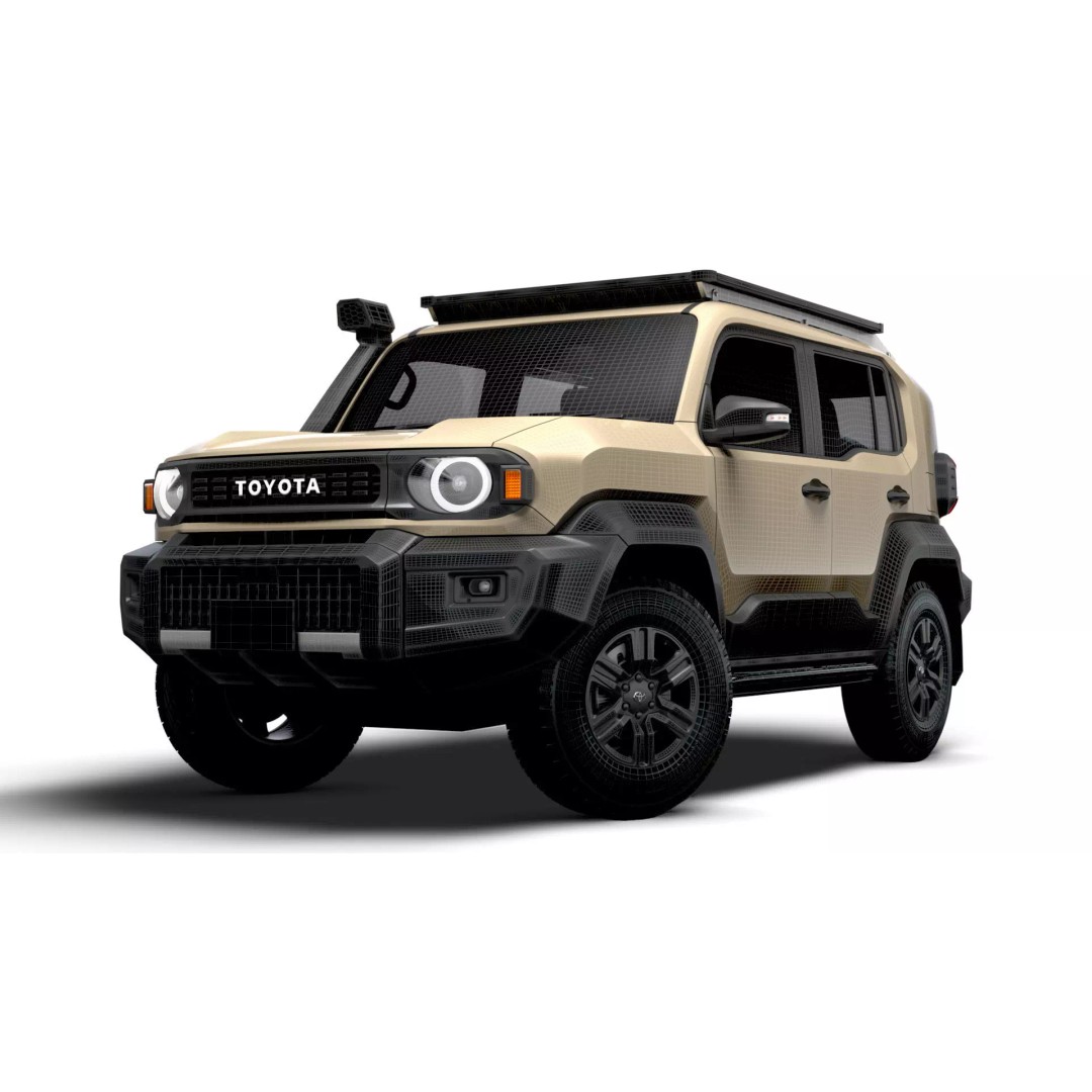 Toyota Land Cruiser FJ 2026 3D Model – High Poly Game-Ready Asset, FBX - View 24