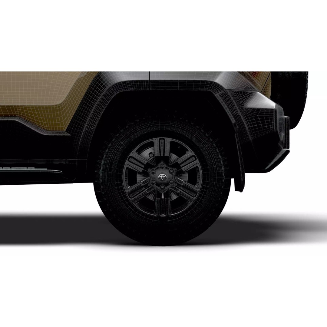 Toyota Land Cruiser FJ 2026 3D Model – High Poly Game-Ready Asset, FBX - View 25