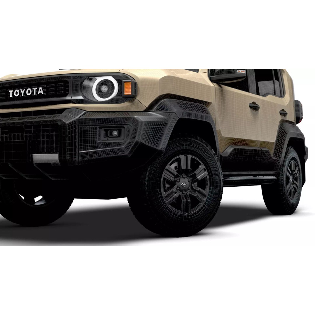 Toyota Land Cruiser FJ 2026 3D Model – High Poly Game-Ready Asset, FBX - View 27