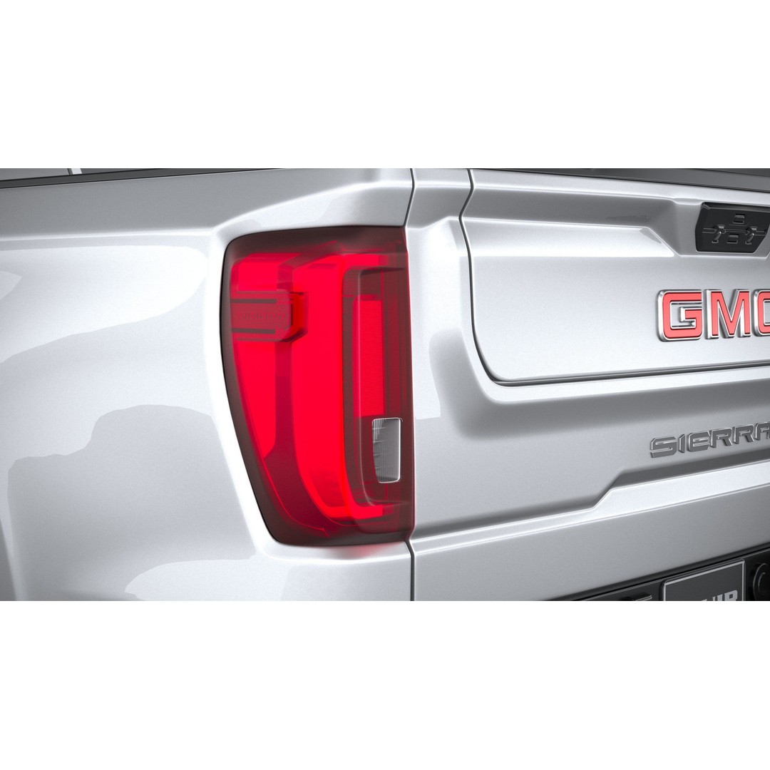 GMC Sierra AT4X 3D Model – High Poly Pickup, FBX, OBJ, Game Ready - View 17