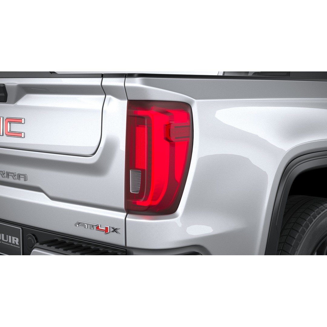 GMC Sierra AT4X 3D Model – High Poly Pickup, FBX, OBJ, Game Ready - View 20