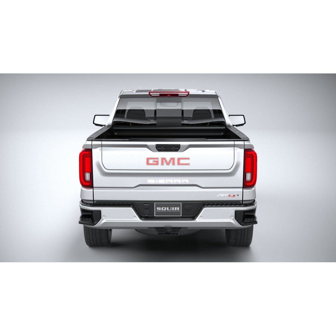 GMC Sierra AT4X 3D Model – High Poly Pickup, FBX, OBJ, Game Ready - View 6