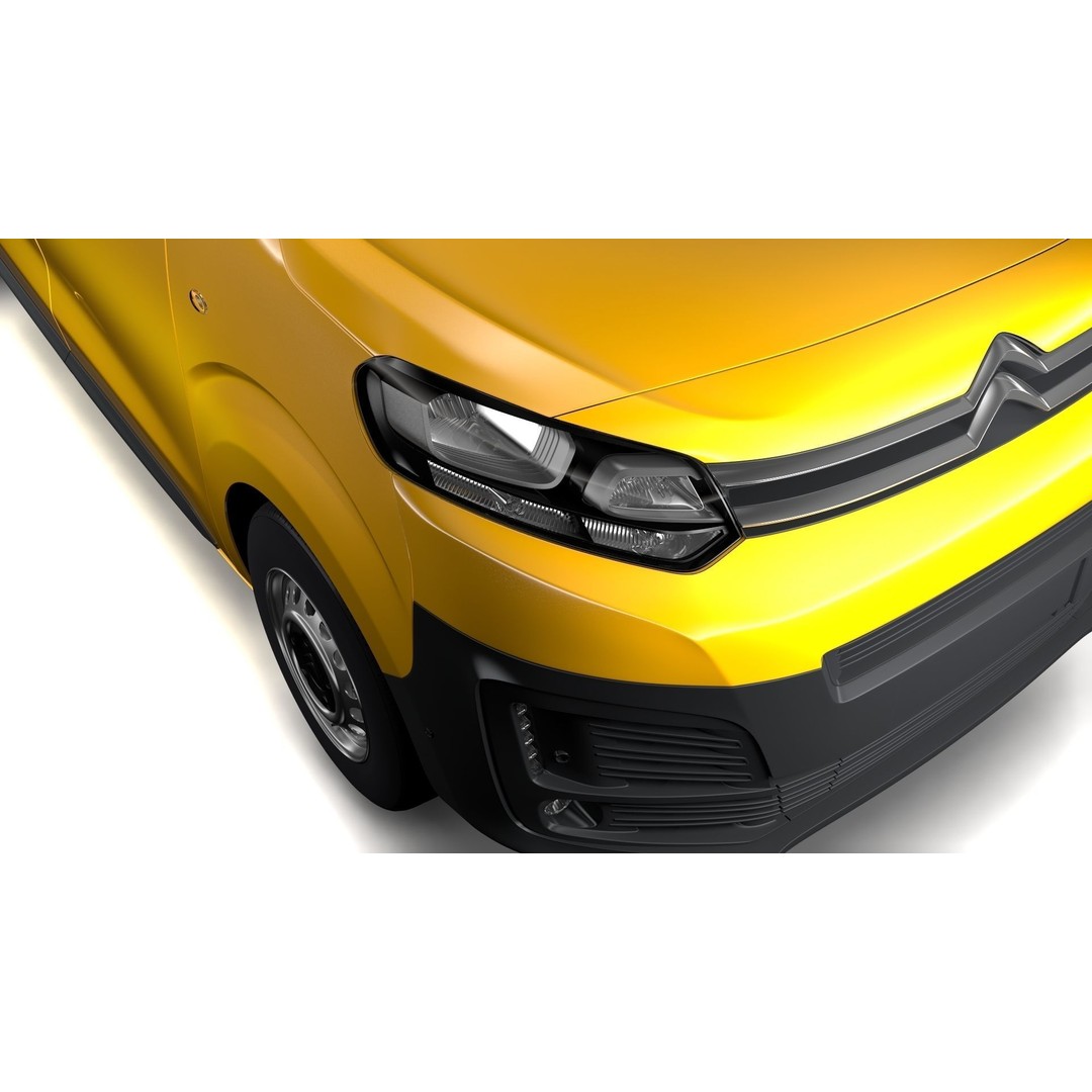 Citroen Jumpy L3 2017 3D Model – High-Quality Utility Van, FBX - View 10