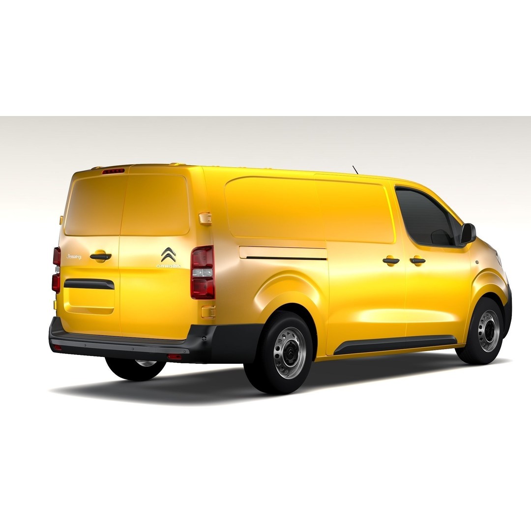 Citroen Jumpy L3 2017 3D Model – High-Quality Utility Van, FBX - View 11