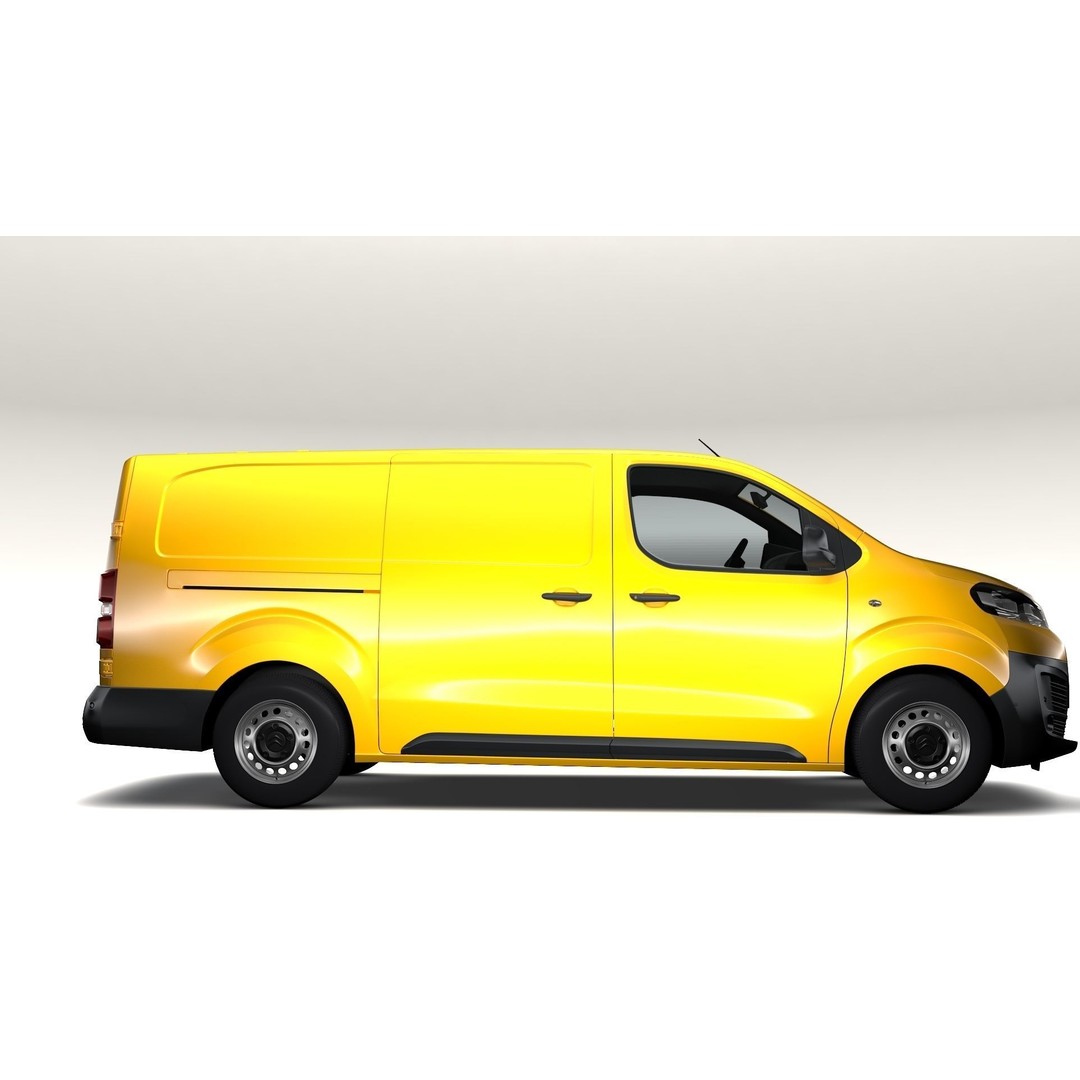 Citroen Jumpy L3 2017 3D Model – High-Quality Utility Van, FBX - View 12