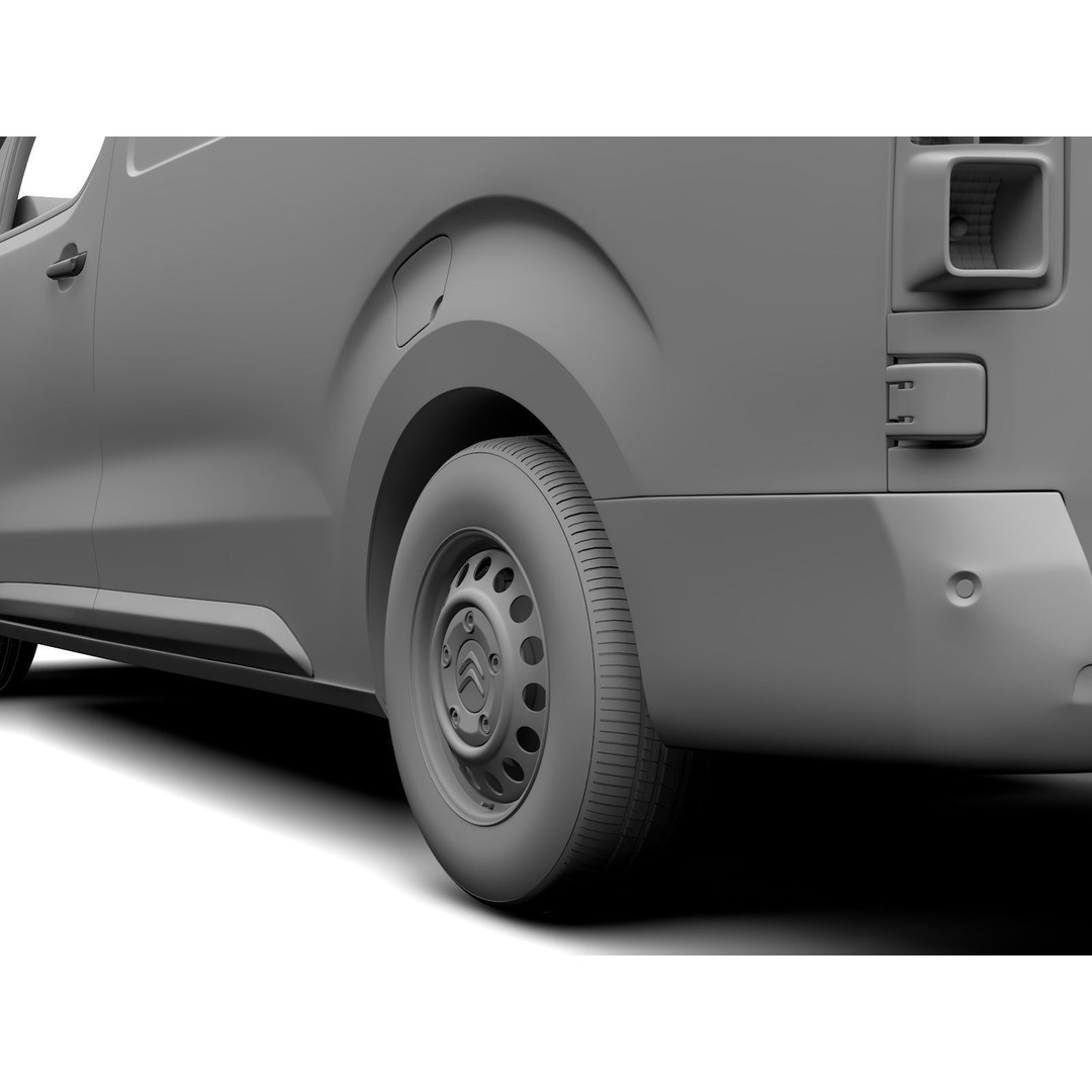 Citroen Jumpy L3 2017 3D Model – High-Quality Utility Van, FBX - View 16